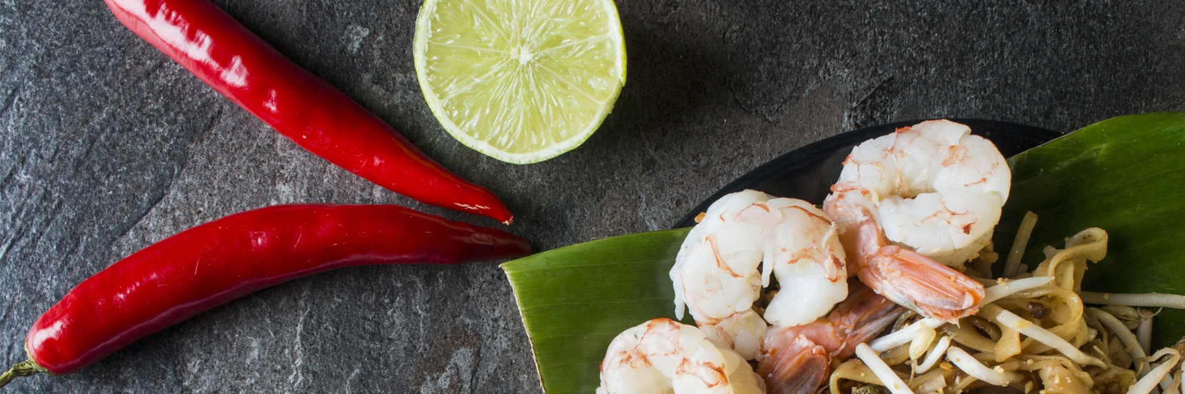 FLAVOUR! chili, lime, pad Thai prawns