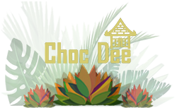 chocdee logo tropical Thai style