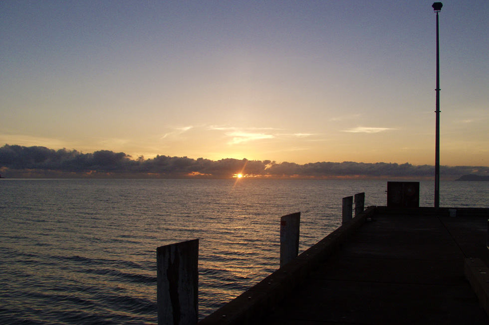 Palm Cove sunrise from the pier