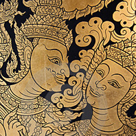 Traditional Thai artsy block